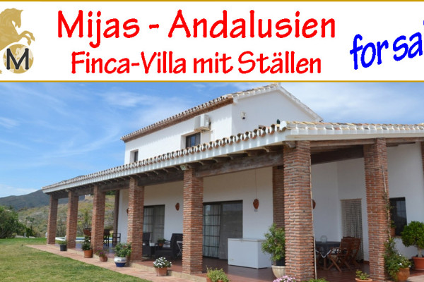 Finca Villa Reitimmobilie Costa del Sol Mijas Andalusien zu verkaufen