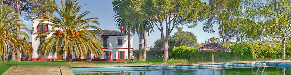 traumhafte Hacienda, ideal als Reithotel, Coto Donana, Andalusien zu verkaufen