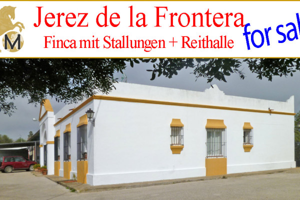 equestrian property with stables and covered riding hall Cadiz Jerez for sale