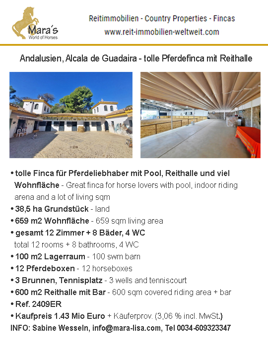 2409ER Andalusien, Provinz Sevilla, Alcala de Guadaira – Finca für Pferdeleute