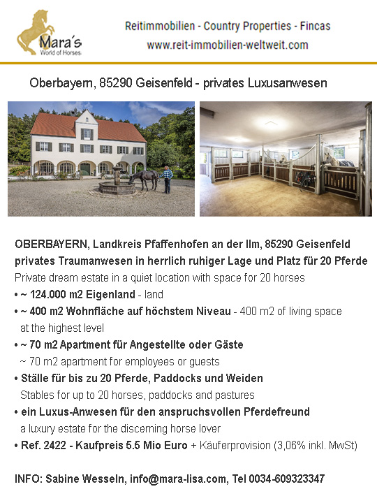 2422 Oberbayern, Pfaffenhofen an der Ilm – Luxus Reitanwesen für Pferdeliebhaber zu verkaufen