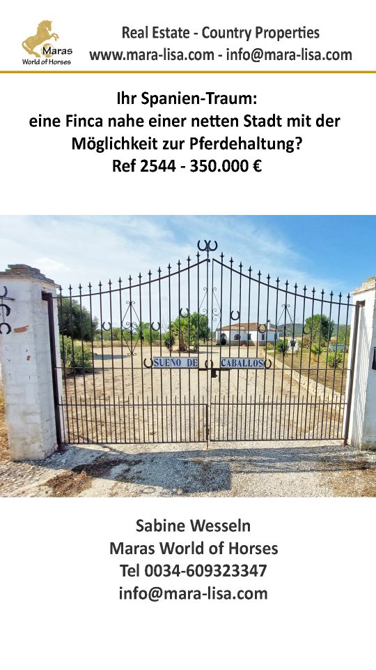 Ref2544 Andalusien, Medina Sidonia, Costa de la Luz – Finca mit Pferdhaltung zu verkaufen!
