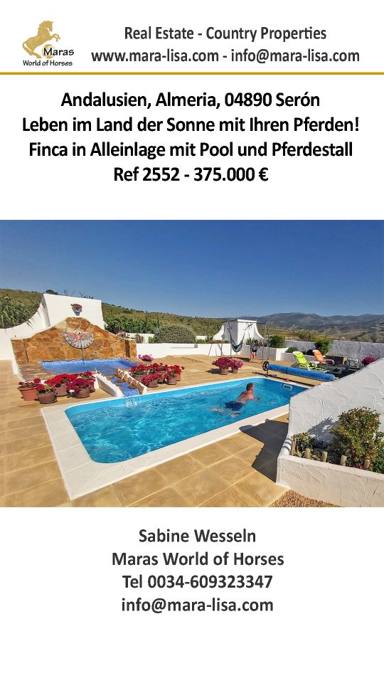 Red 2552 Spanien, Andalusien, Almeria, Seron – Finca mit Pferdehaltung zu verkaufen