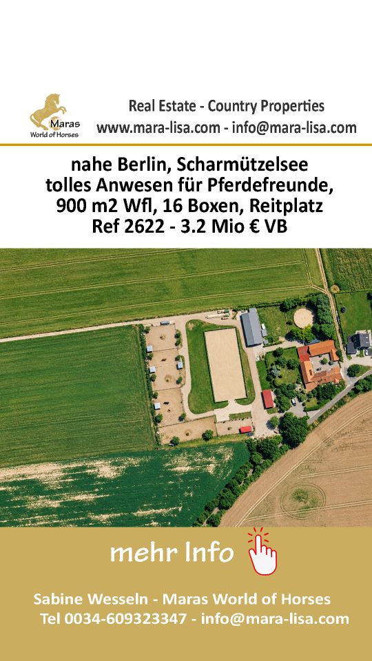 nahe Berlin, toller Gutshof für Pferdeliebhaber zu verkaufen!